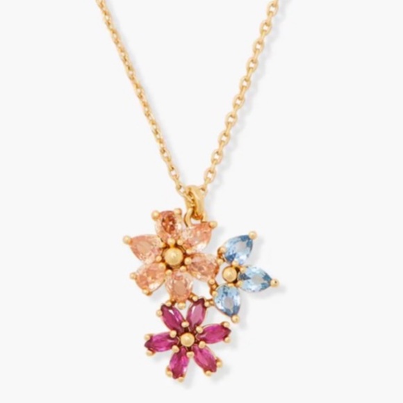 kate spade Jewelry - $88 Kate Spade First Bloom Cluster Pendant Necklace